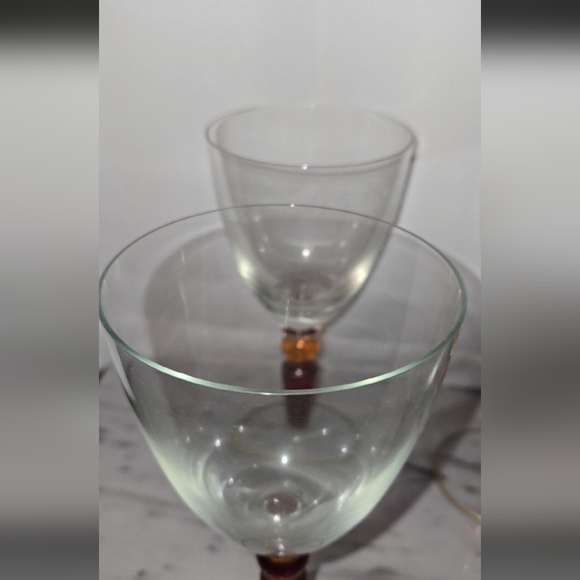 Pier 1 Orbit Spice Water / Wine Goblets - Picture 4 of 4